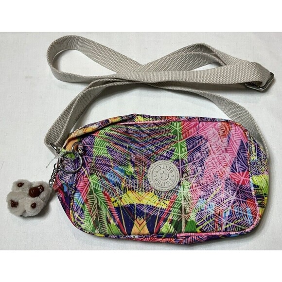 Kipling Dee Crossbody Purse Multicolor Adjustable Strap - Picture 1 of 6